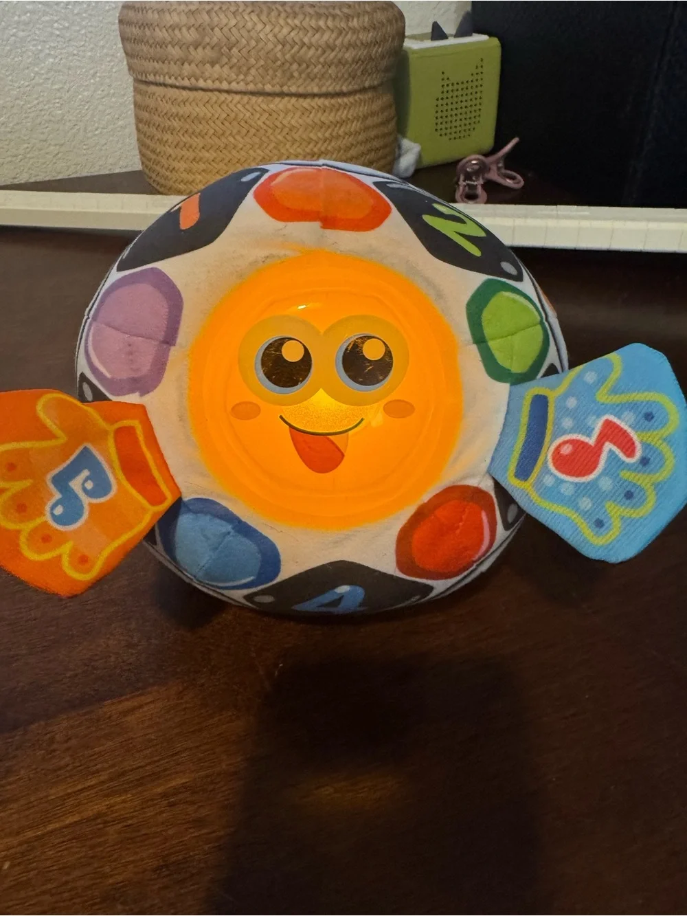 VTech Bright Lights Soccer Ball lights up